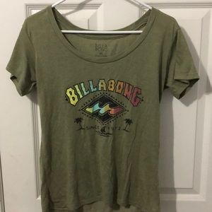 SMALL Green BillaBong T-shirt
